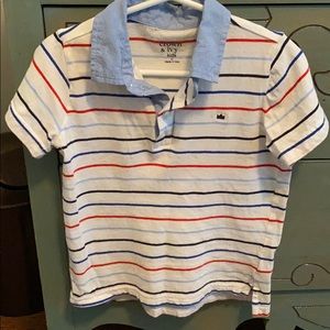Crown and Ivy polo 4T Red, White blue